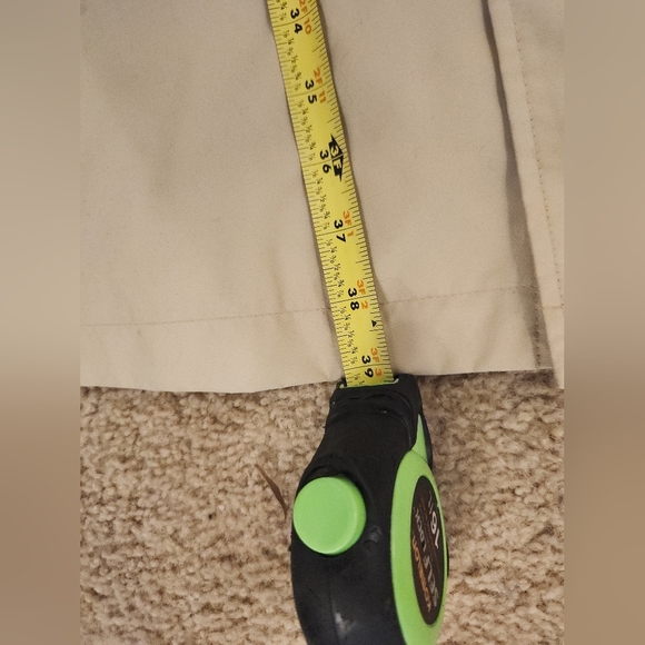 Womens Lands End Beige Tan Trench Coat NWT Size XL #L585 - Picture 3 of 6